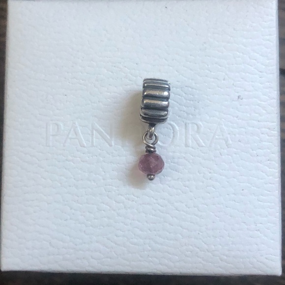 Retired Pandora dangle October birthday charm. - Picture 2 of 3